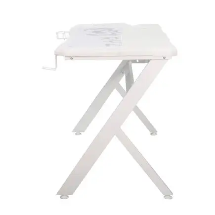 Ryze Extreme Karbon Fiber RGB Oyuncu Masası - Beyaz 120x60x76 cm - 9