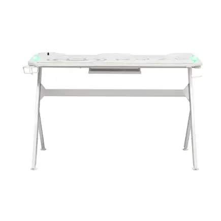 Ryze Extreme Karbon Fiber RGB Oyuncu Masası - Beyaz 120x60x76 cm - 2