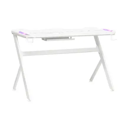 Ryze Extreme Karbon Fiber RGB Oyuncu Masası - Beyaz 120x60x76 cm 