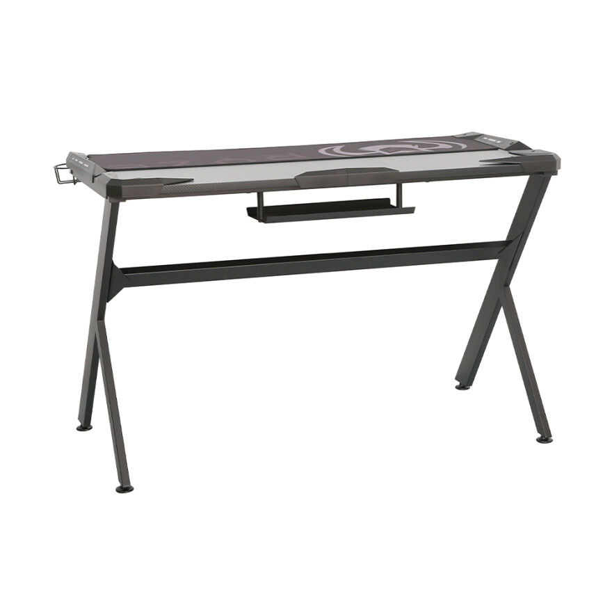 Ryze Extreme Karbon Fiber RGB Oyuncu Masası - Siyah 120x60x76 cm - 6