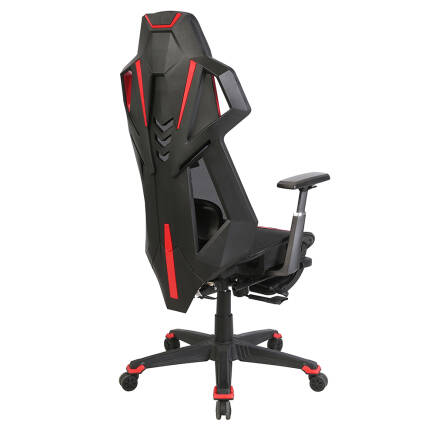 RYZE Techno-Cool Oyuncu Koltuğu - RGB - Siyah/Kırmızı 74x119-129x51 cm - 6