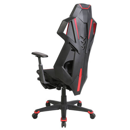 RYZE Techno-Cool Oyuncu Koltuğu - RGB - Siyah/Kırmızı 74x119-129x51 cm - 8