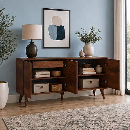Sephia Yemek Odası Konsol - Oslo Ceviz 182x85x50 (1)