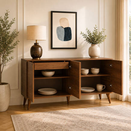 Sephia Yemek Odası Konsol - Oslo Ceviz 182x85x50 - 3