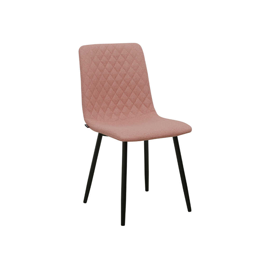 Simple Yemek Masası Sandalye - Koyu Pembe 43x55x86,5 cm
