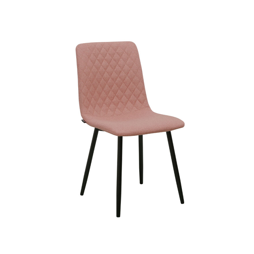 Simple Yemek Masası Sandalye - Koyu Pembe 43x55x86,5 cm - 1