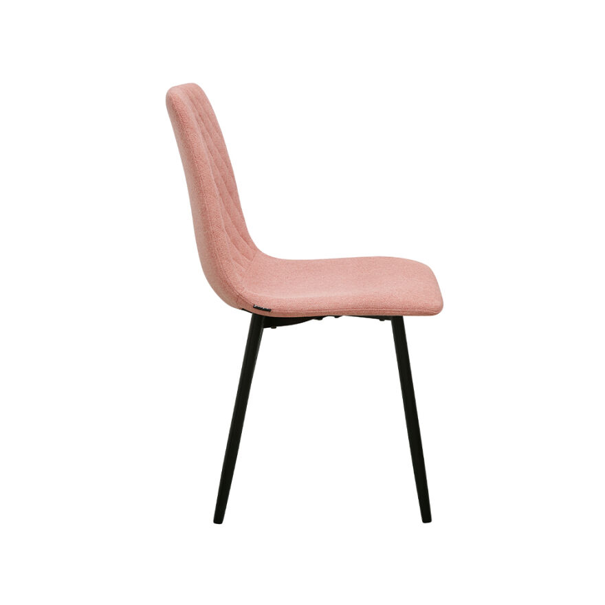 Simple Yemek Masası Sandalye - Koyu Pembe 43x55x86,5 cm - 3