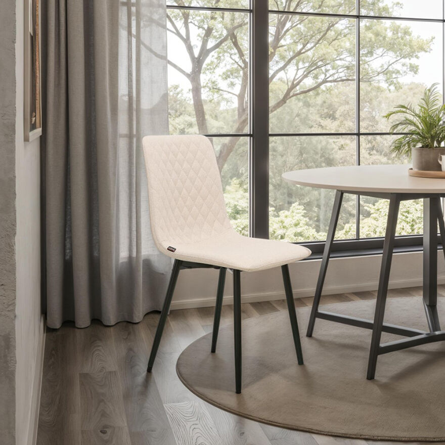 Simple Yemek Masası Sandalye - Vizon 43x55x86,5 cm - 1