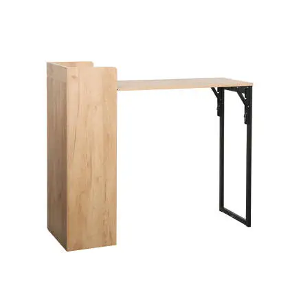 Slide Katlanır Çok Amaçlı Masa - Ceviz/Siyah 122x44.5x108
cm - 12