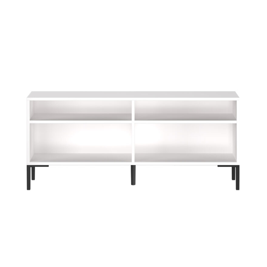 Roma Modüler Tv Ünitesi - Mat Lake Beyaz 120x53x48 cm (GxYxD) - 4