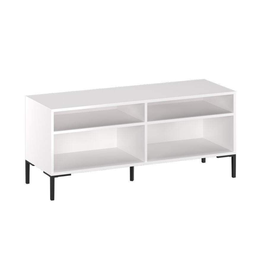 Roma Modüler Tv Ünitesi - Mat Lake Beyaz 120x53x48 cm (GxYxD) - 5