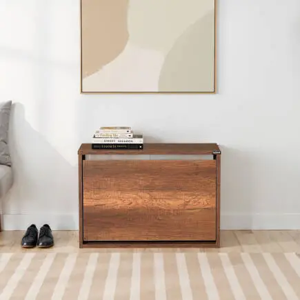 Step Ayakkabılık-Koyu Ceviz(Oslo Ceviz) 60x42x30 cm (GxYxD) - 2