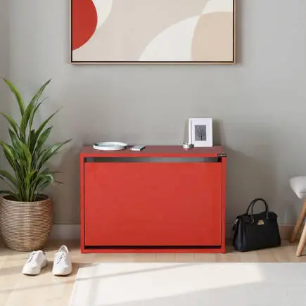 Step Ayakkabılık-Kırmızı 60x42x30 cm (GxYxD) - 2
