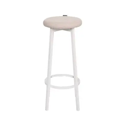 Step-Up 2 Tabureli Yüksek Ayaklı Raflı Mutfak Masa Takımı - Beyaz 100x50x100 - 7