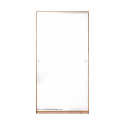 Sürgülü 5 Raflı Gardırop-Sonoma-Mat Beyaz 94x182x52 cm (GxYxD) - 3