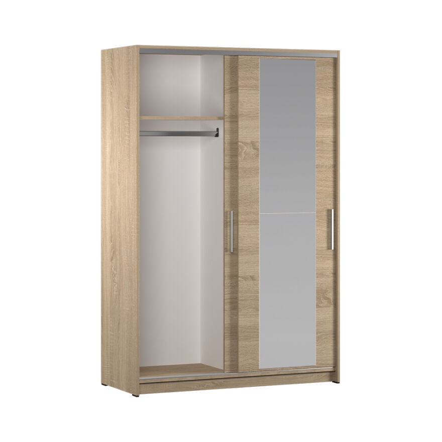 Sürgülü Aynalı Gardırop-Sonoma 120x182x52 cm (GxYxD) - 9