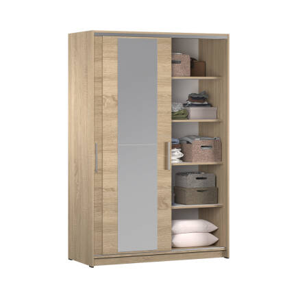 Sürgülü Aynalı Gardırop-Sonoma 120x182x52 cm (GxYxD) - 6