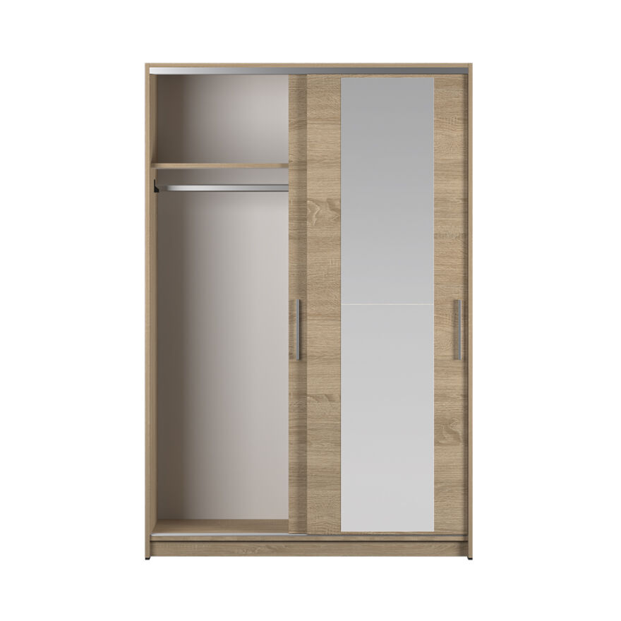 Sürgülü Aynalı Gardırop-Sonoma 120x182x52 cm (GxYxD) - 11