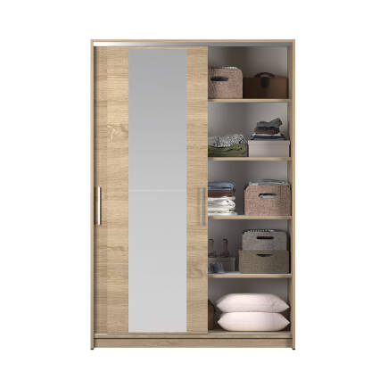 Sürgülü Aynalı Gardırop-Sonoma 120x182x52 cm (GxYxD) - 8