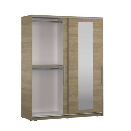 Sürgü Aynalı Gardırop-Sonoma 160x207x60 cm (GxYxD) - 5
