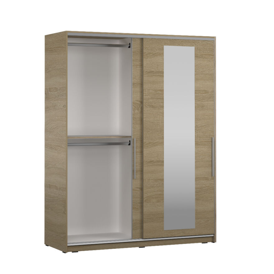 Sürgü Aynalı Gardırop-Sonoma 160x207x60 cm (GxYxD) - 5