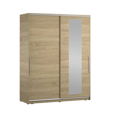 Sürgü Aynalı Gardırop-Sonoma 160x207x60 cm (GxYxD) - 6