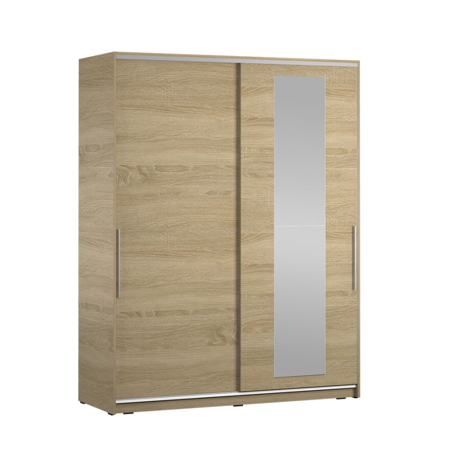 Sürgü Aynalı Gardırop-Sonoma 160x207x60 cm (GxYxD) - 6