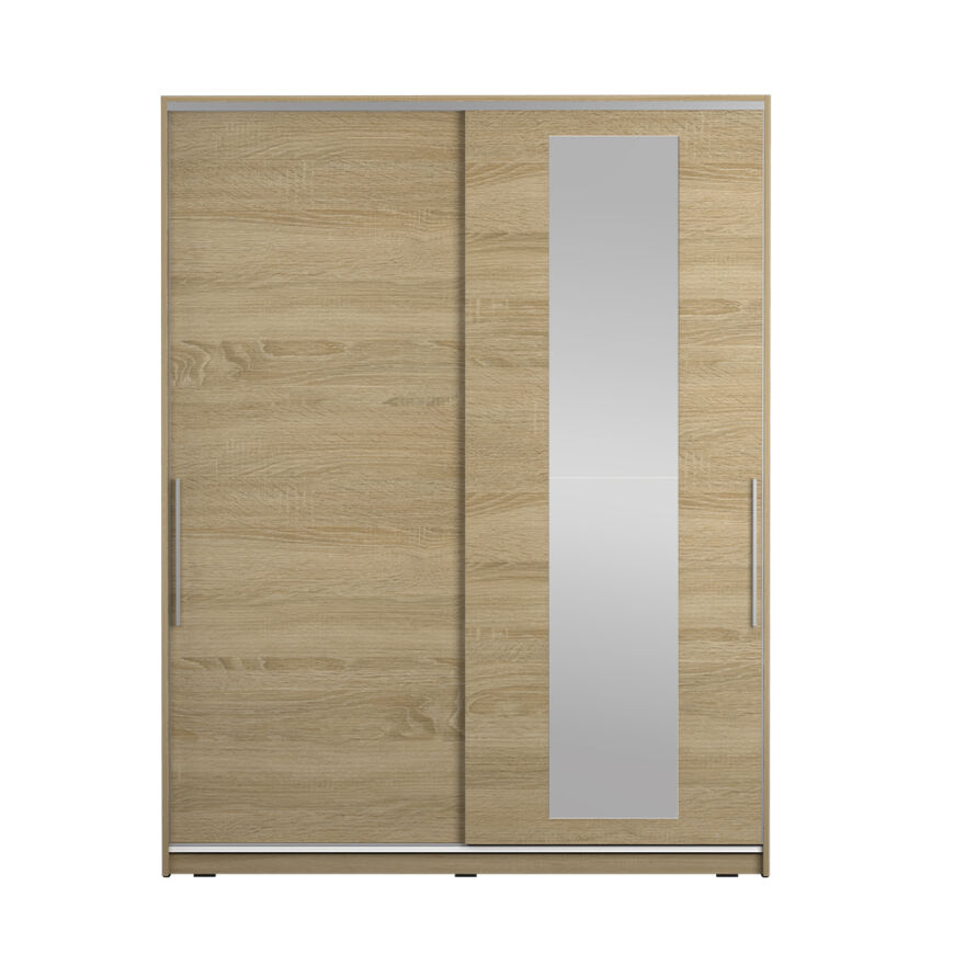 Sürgü Aynalı Gardırop-Sonoma 160x207x60 cm (GxYxD) - 9