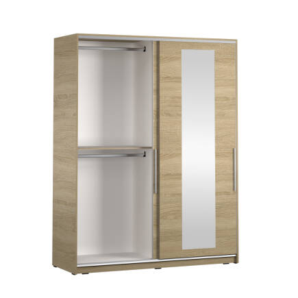 Sürgü Aynalı Gardırop-Sonoma 160x207x60 cm (GxYxD) - 7