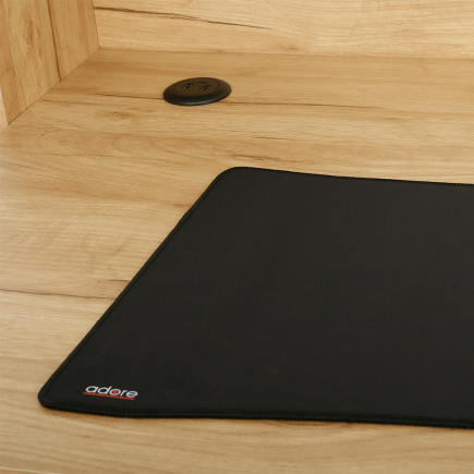 T-Cross Raflı Çalışma Masası - Ceviz/Siyah 115,5x106x55 cm - 9