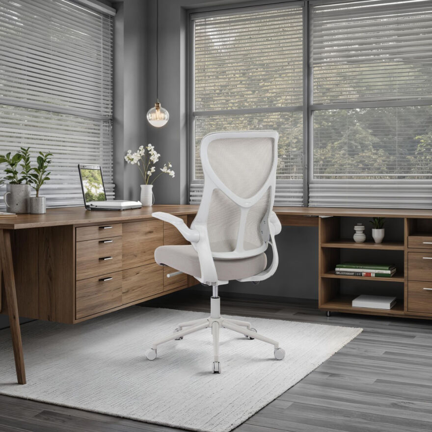 Techno Rest File Sırtlı Çalışma Koltuğu-Bej-Gri 65x110-120x67 cm (GxYxD) - 10