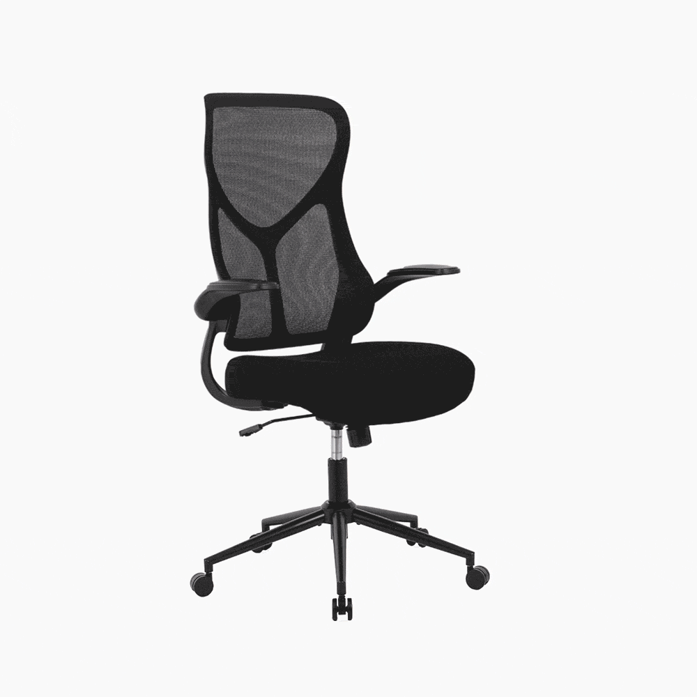 Techno Rest File Sırtlı Çalışma Koltuğu-Siyah 65x110-120x67 cm (GxYxD) - 2