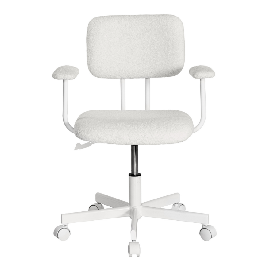 Teddy Ofis ve Çalışma Sandalyesi-Beyaz 64x74-83x63 cm - 4