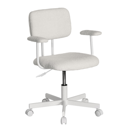 Teddy Ofis ve Çalışma Sandalyesi-Beyaz 64x74-83x63 cm - 1