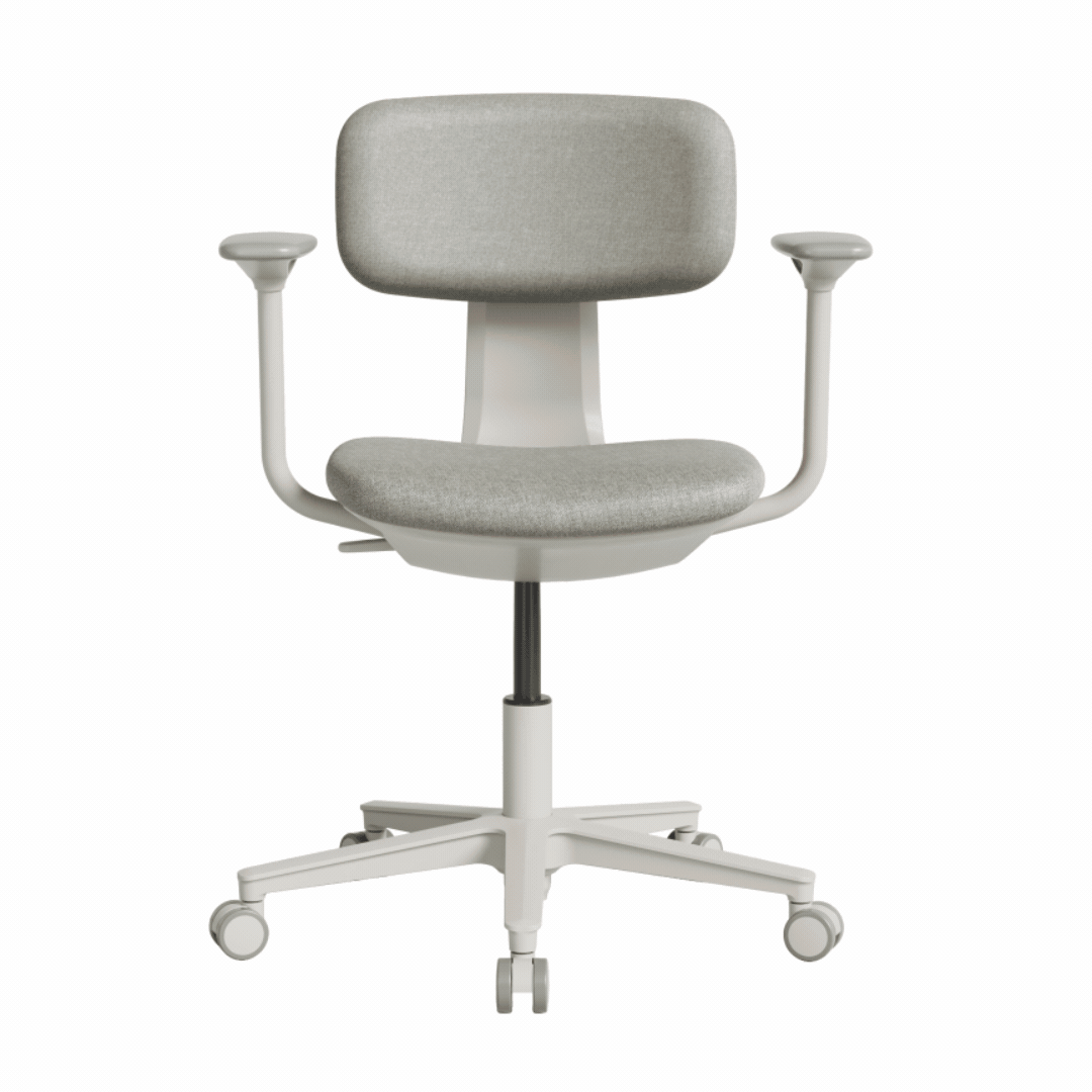 Tesla Comfort Çalışma Koltuğu - Gri Kumaş 61x74-86x60 cm - Adore Mobilya (1)