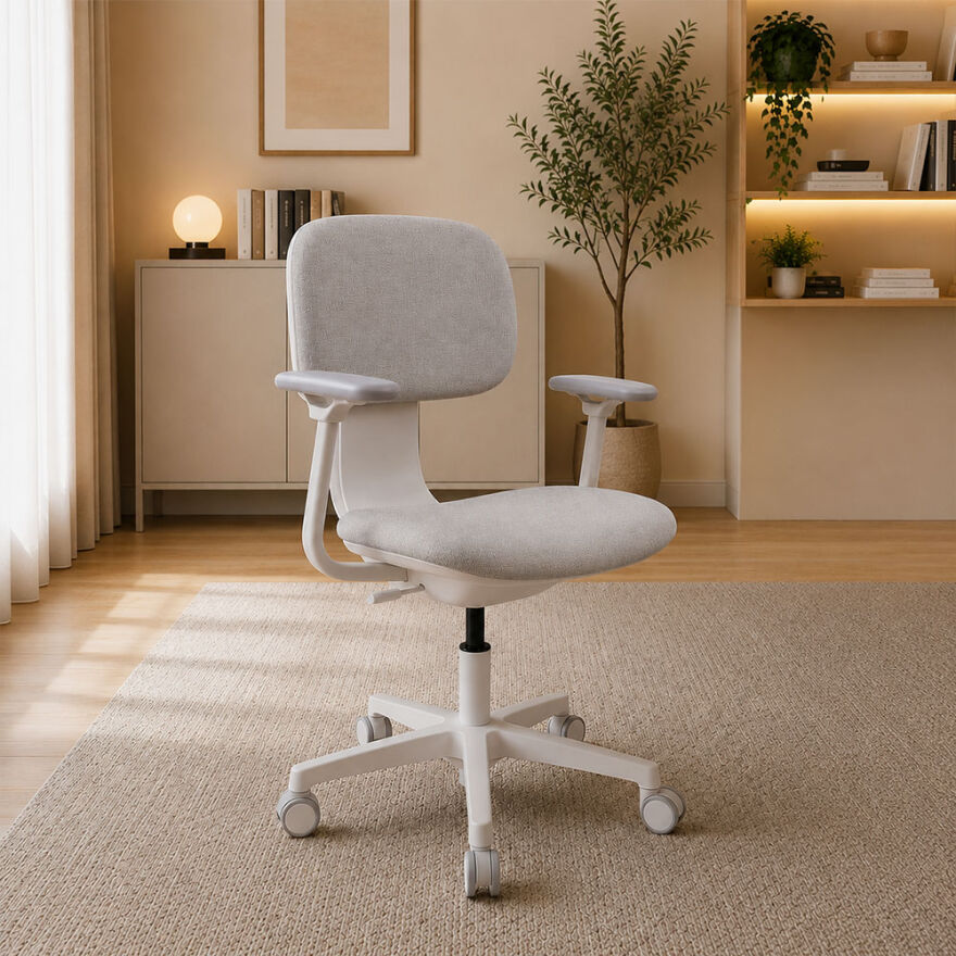 Tesla Comfort Çalışma Koltuğu - Gri Kumaş 61x74-86x60 cm - 4