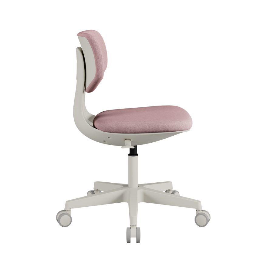 Tesla Concept Çalışma Koltuğu - Pembe Kumaş 40x74-86x60 cm - 3