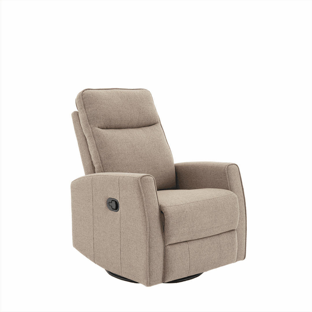 Torino Döner ve Sallanır Mekanizmalı Baba ve TV Koltuğu-Vizon 75x94x102 cm - 2