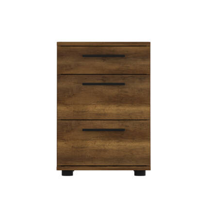 Trendline 3 Çekmeceli Komodin-Koyu Ceviz(Oslo Ceviz) 40x57x39 cm (GxYxD) - 5