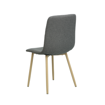 Trend Yemek Masası Sandalyesi - Koyu Gri 43x55x86,5 cm - 6