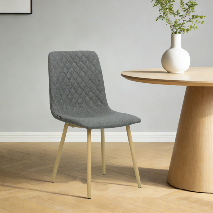 Trend Yemek Masası Sandalyesi - Koyu Gri 43x55x86,5 cm - 1