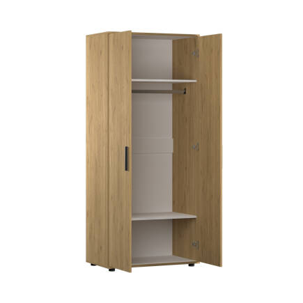 Trendline 2 Kapaklı Gardırop - Florida Meşe 80x187x47 cm - 8