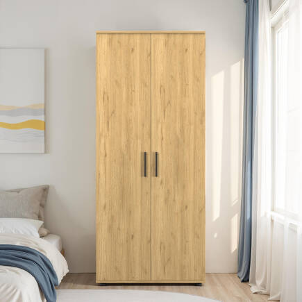 Trendline 2 Kapaklı Gardırop - Florida Meşe 80x187x47 cm - Adore Mobilya