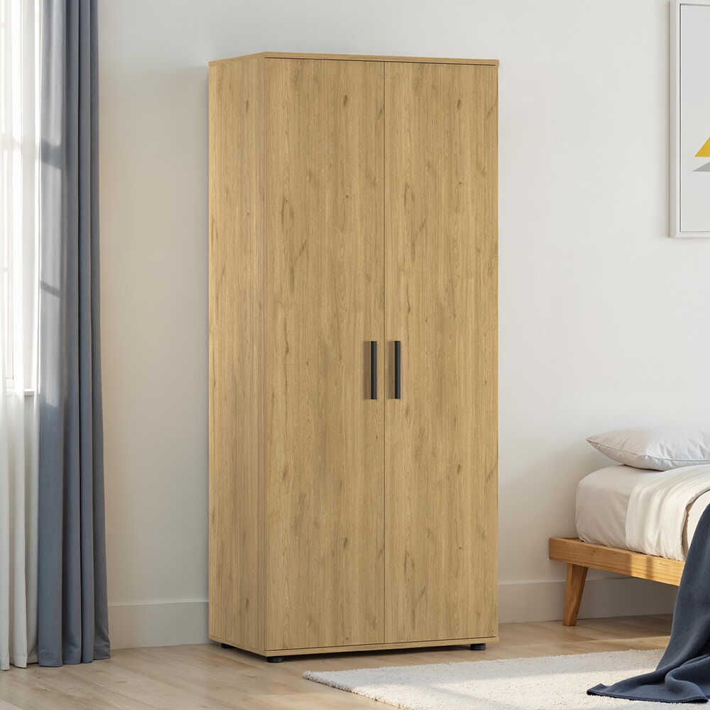 Trendline 2 Kapaklı Gardırop - Florida Meşe 80x187x47 cm - Adore Mobilya