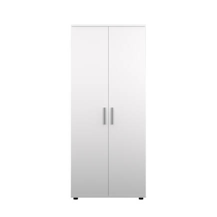 Trendline 2 Kapaklı Gardırop-Mat Beyaz 80x187x47 cm (GxYxD) - 2