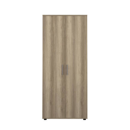 Trendline 2 Kapaklı Gardırop-Açık Ceviz (Tori) 80x187x47 cm (GxYxD) - 7