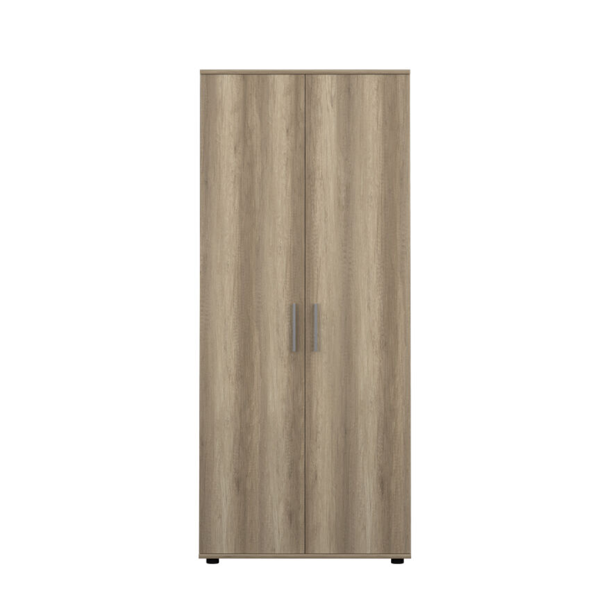 Trendline 2 Kapaklı Gardırop-Açık Ceviz (Tori) 80x187x47 cm (GxYxD) - 7