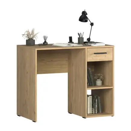 Trendline Çekmeceli Çalışma Masası - Florida Meşe 90x75x52 cm (GxYxD) - 3