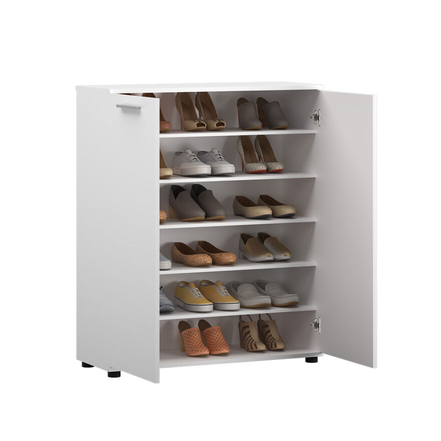 Trendline 5 Raflı Çok Amaçlı Dolap-Mat Beyaz 91x108x35 cm (GxYxD) - 4