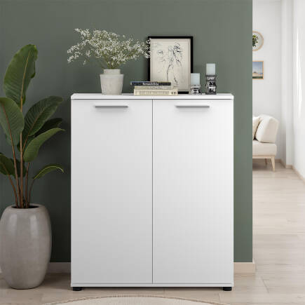 Trendline 5 Raflı Çok Amaçlı Dolap-Mat Beyaz 91x108x35 cm (GxYxD) - 3